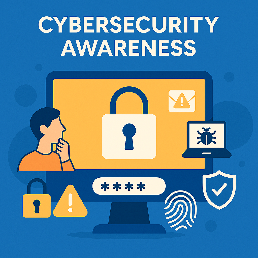 Cybersecurity Awareness Graphic